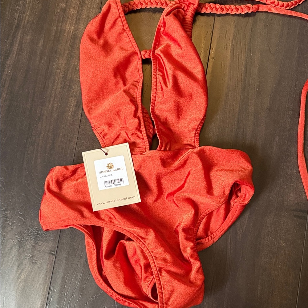 Women's Red One-Piece Swimsuit